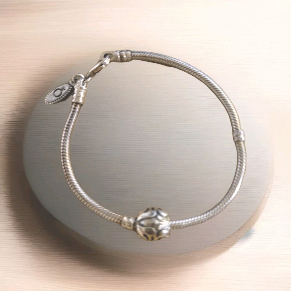 PANDORA Moments Sterling Silver Charm Bracelet, with Lobster Clasp & 1 Charm